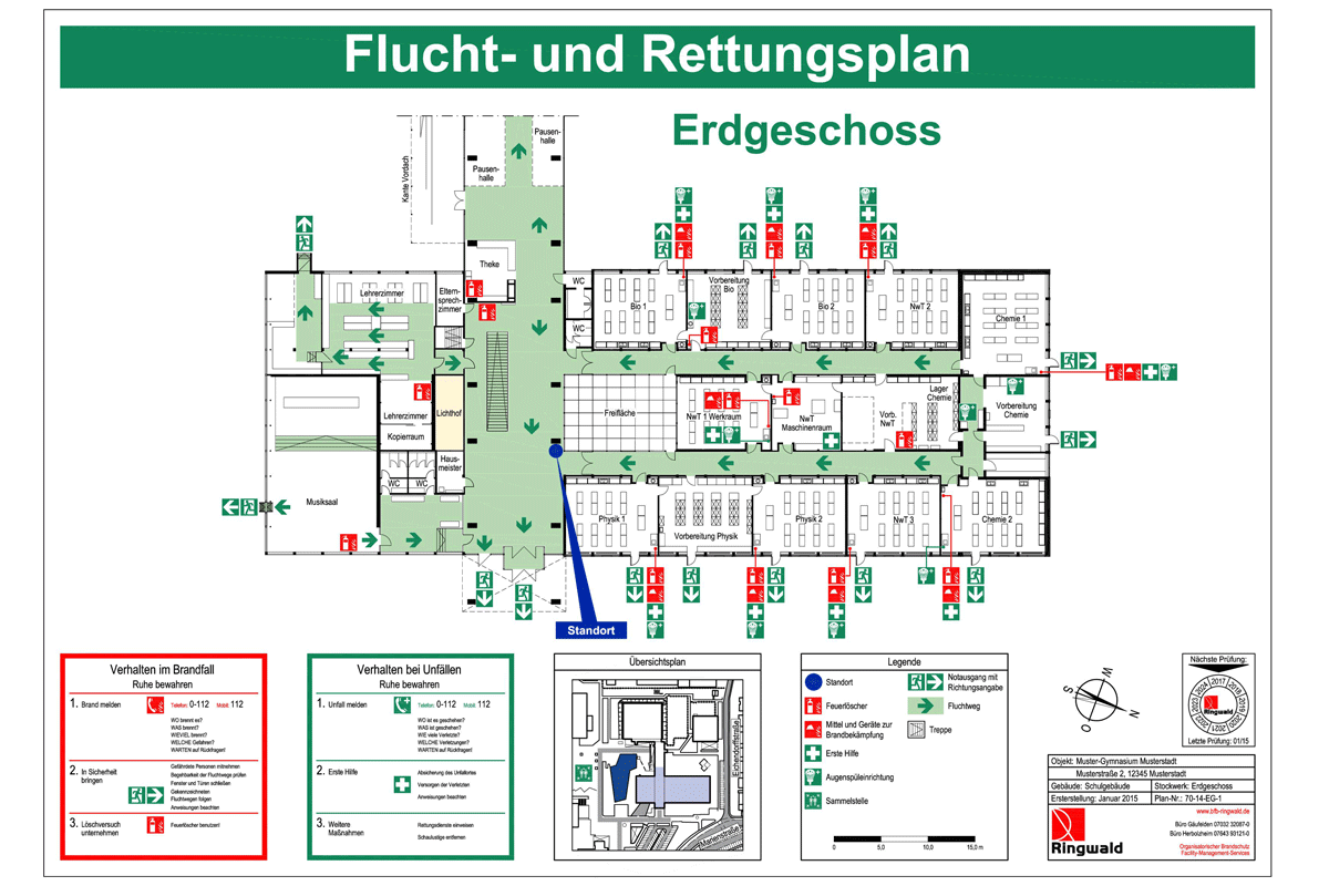 Flucht-und Rettungsplan